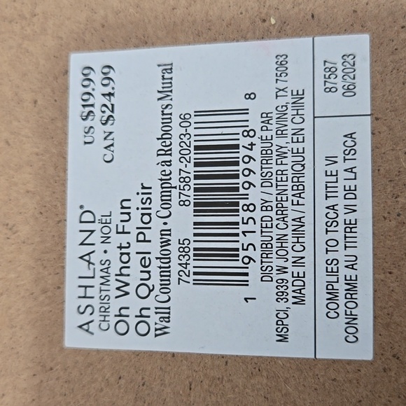 Ashland Christmas Countdown Calendar - Picture 7 of 7